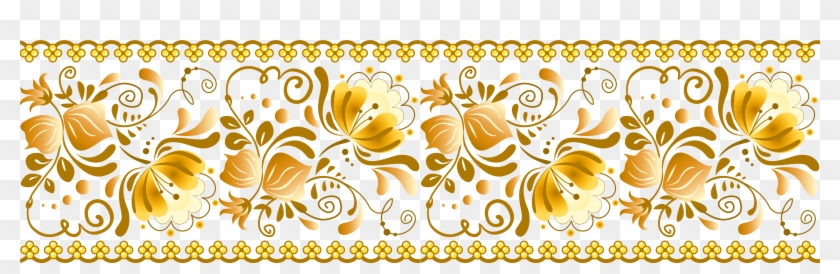 Yellow Decoration Png Transparent Clipart - Yellow Png Decorations #793451