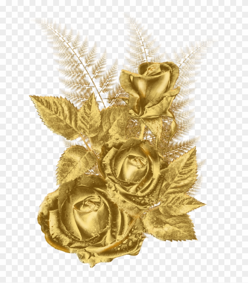 Rose - Http - //th05 - Deviantart - Net/fs70/pre/i/ - Golden Flower Transparent #793463