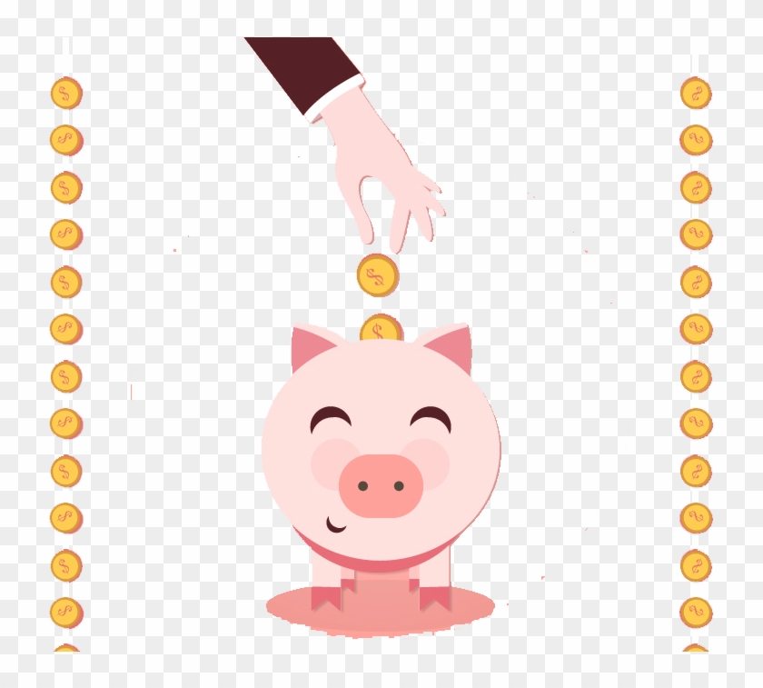 Smiling Piggy Banks - Smiling Piggy Banks #793574