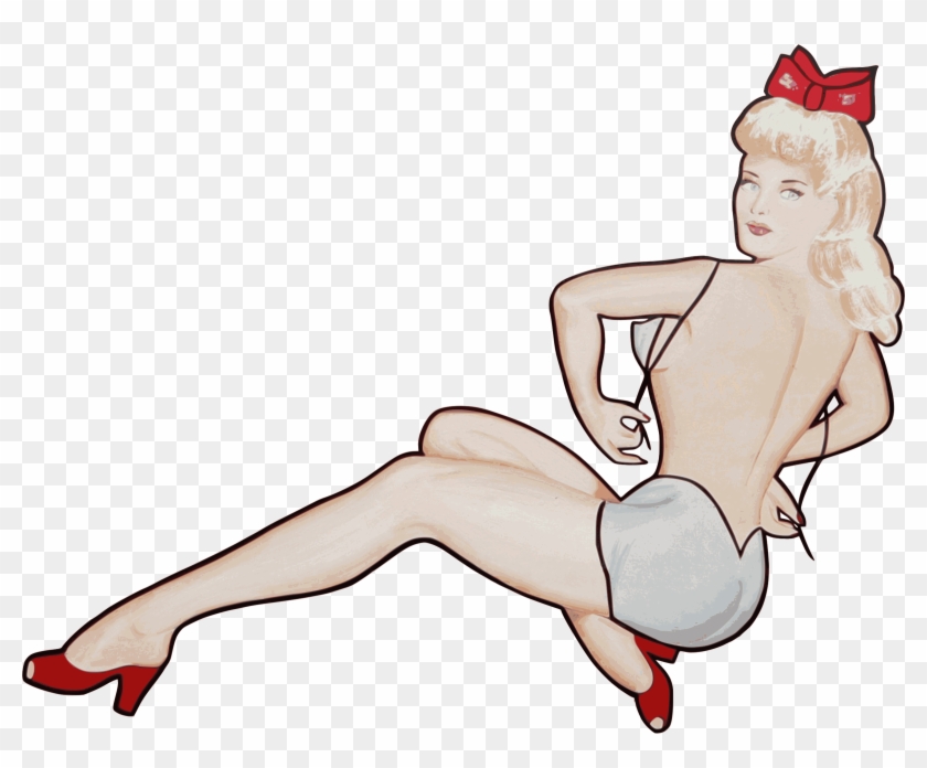 This Free Icons Png Design Of Pin-up Girl 2 - Pin Up Girl Svg #793602