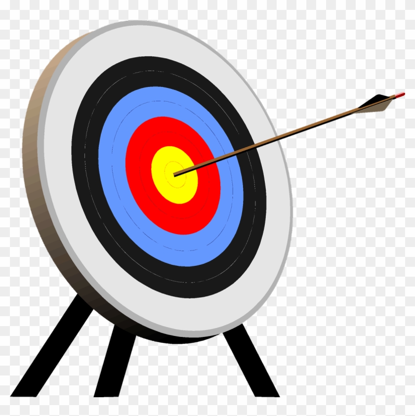 Target Archery Shooting Target Arrow Clip Art - Archery Target Clip Art #793606