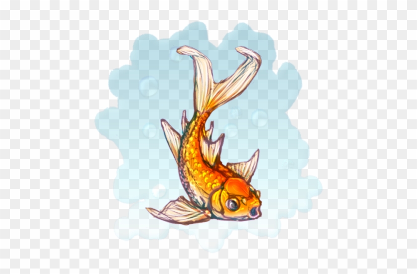 This Was A Good Excuse To Draw A Goldfish Too Bc I - Illustration #793702