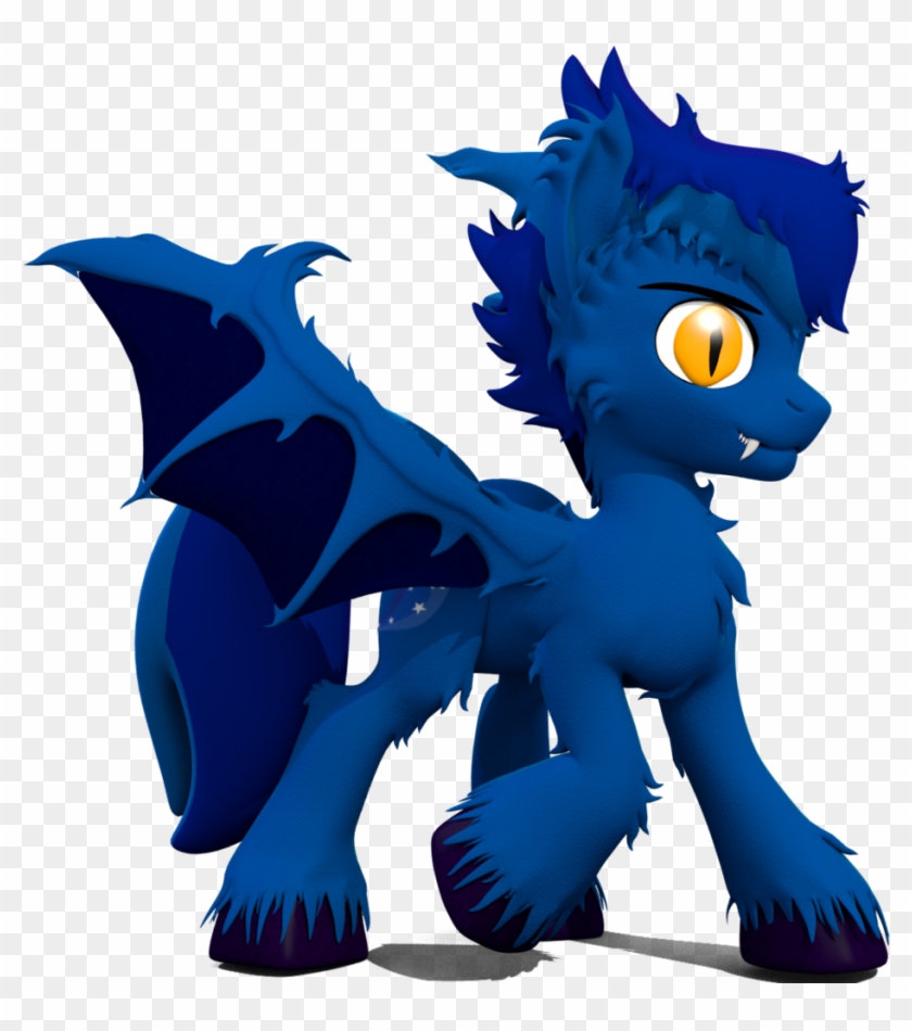 Sherfur, Bat Pony, Fangs, Male, Oc, Oc Only, Oc - Animal Figure #793775