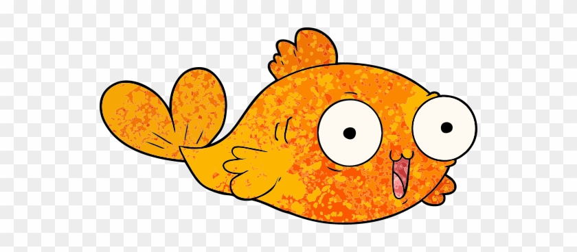 Happy Goldfish Cartoon Character Stock Vector - Cartoon #793807