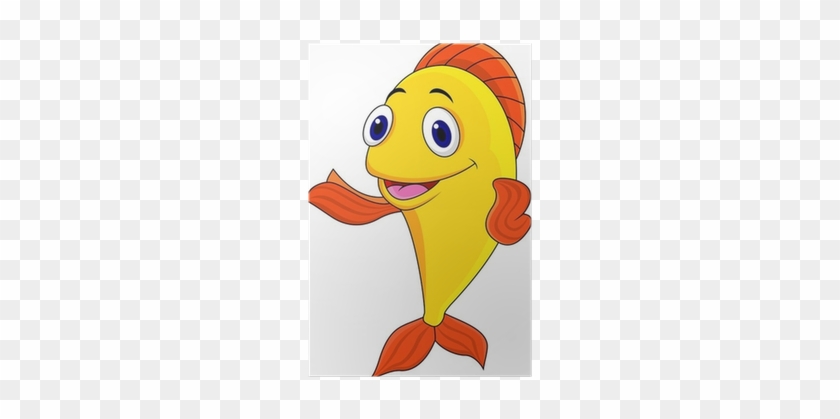 Cartoon Fish Standing Up #793813