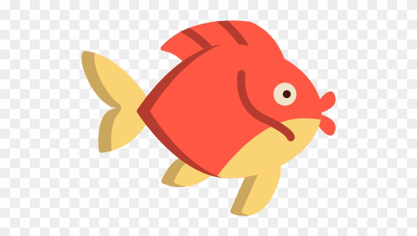 Goldfish Animal Computer Icons Clip Art - Pez Icono Color #793817
