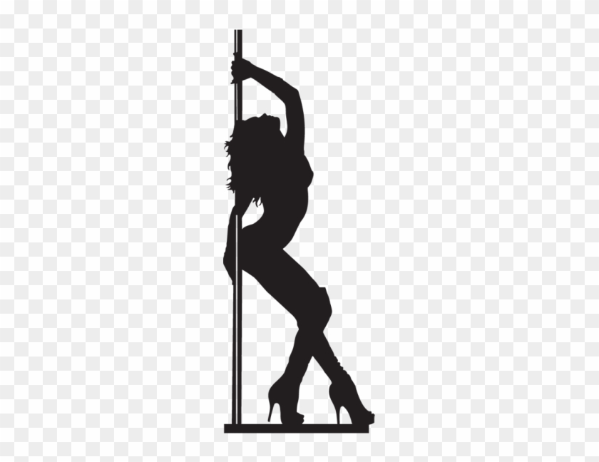 Pole Dance Silhouette Clip Art - Pole Dance Silhouette Clip Art #793947