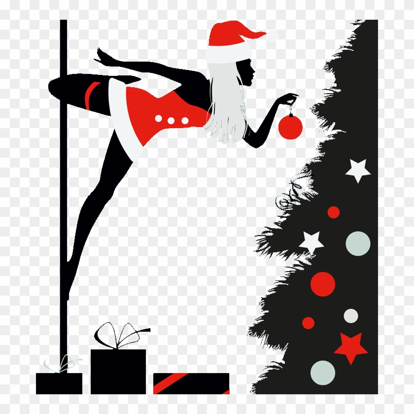 Santa Claus Pole Dance Christmas - Santa Claus Pole Dance Christmas #793965