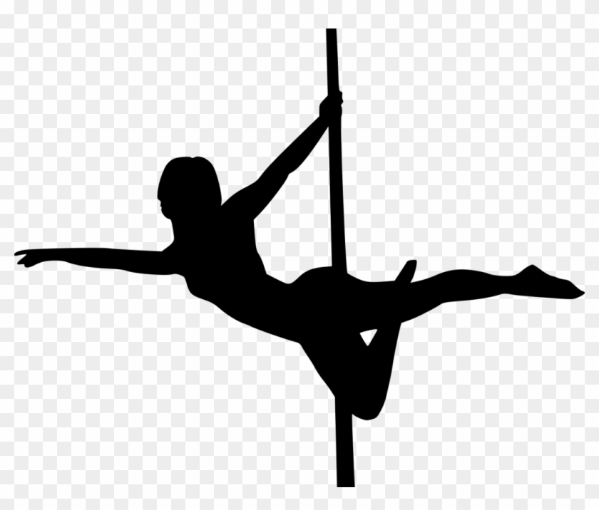 Pole Dance Silhouette - Pole Dancer Silhouette #793969