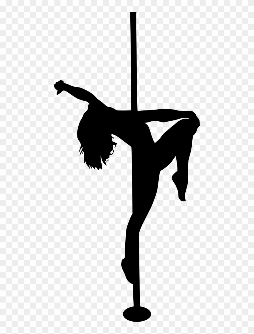 Pole Dancing Silhouette - Dancer Png #793974