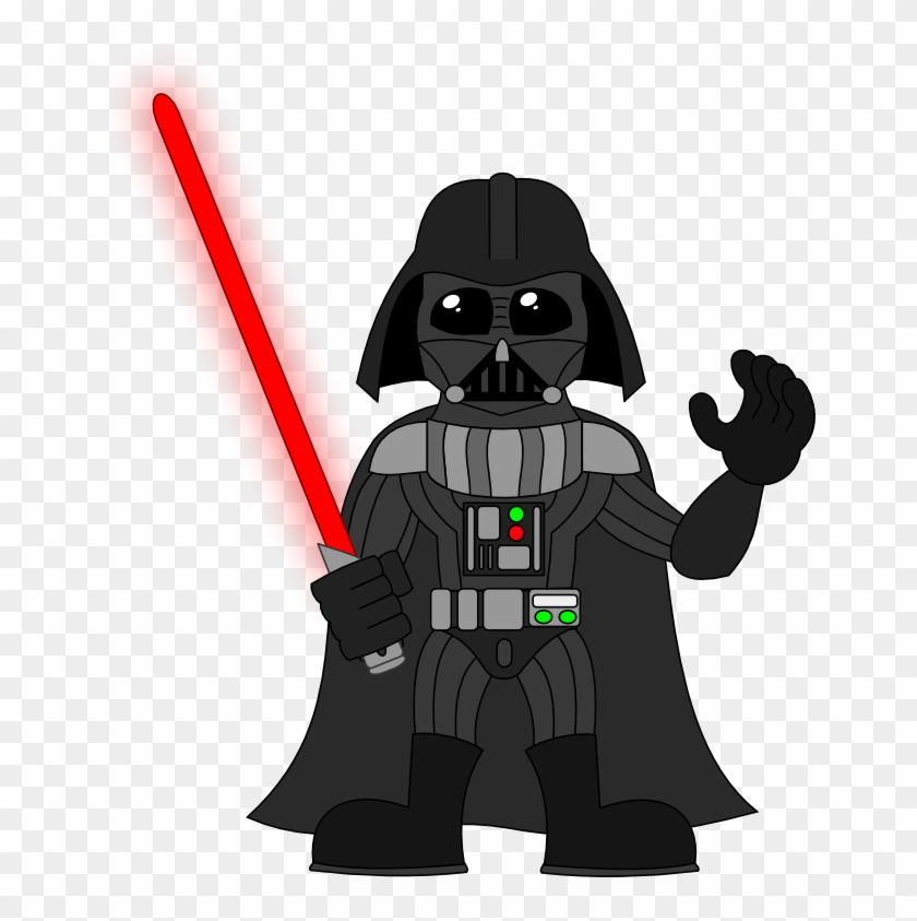 Darth Vader Clipart Lego - Darth Vader Cartoon Drawing #793978
