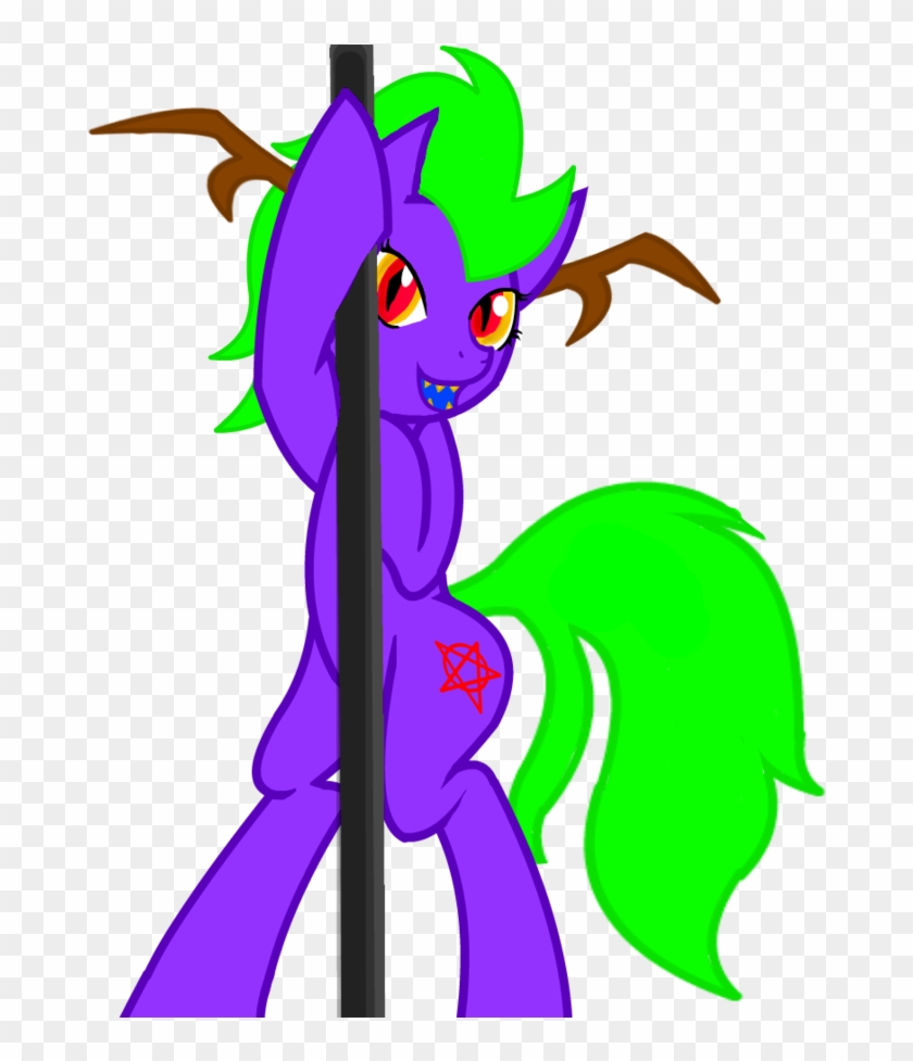 Pole Dancing Midnight By Insanespyro - Cartoon #793977