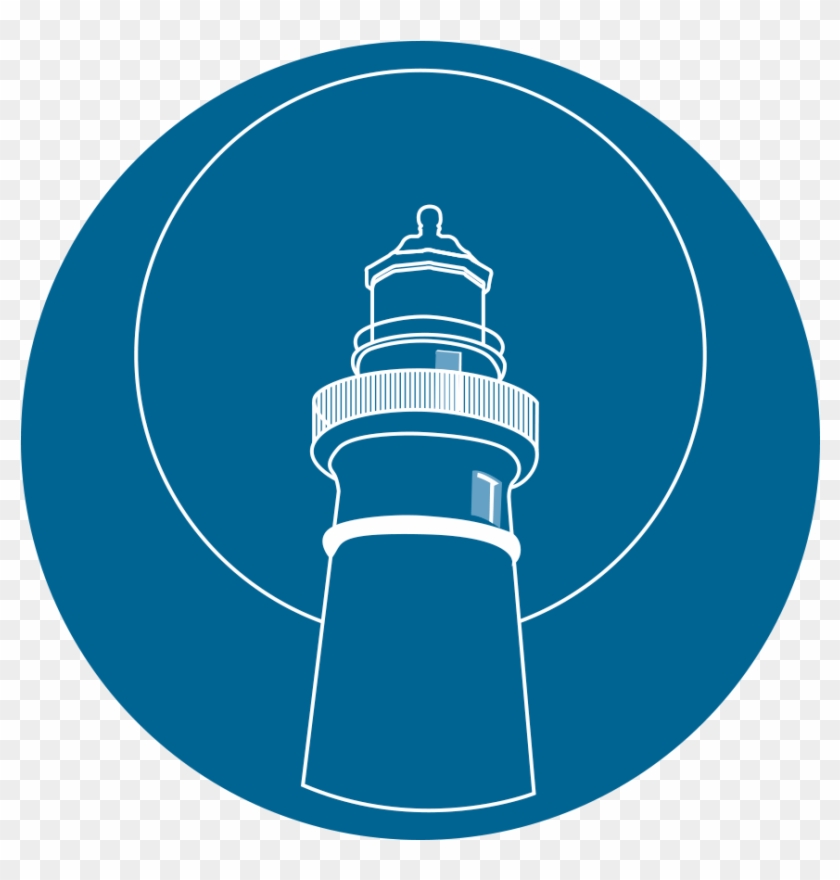 Stlb Logo Outline Of A Lighthouse Inside A Blue Circle - Mail Icon #793985