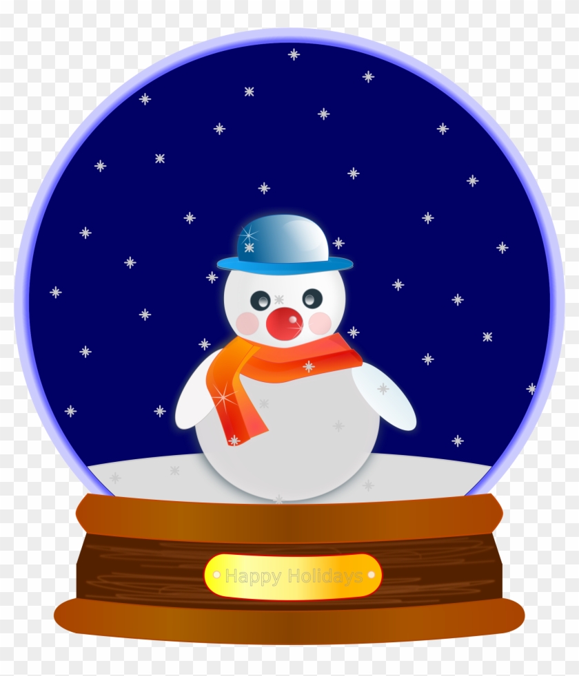 Free Photos > Public Domain Images > Animated Snowglobe - Christmas Snow Globe Clipart #794054