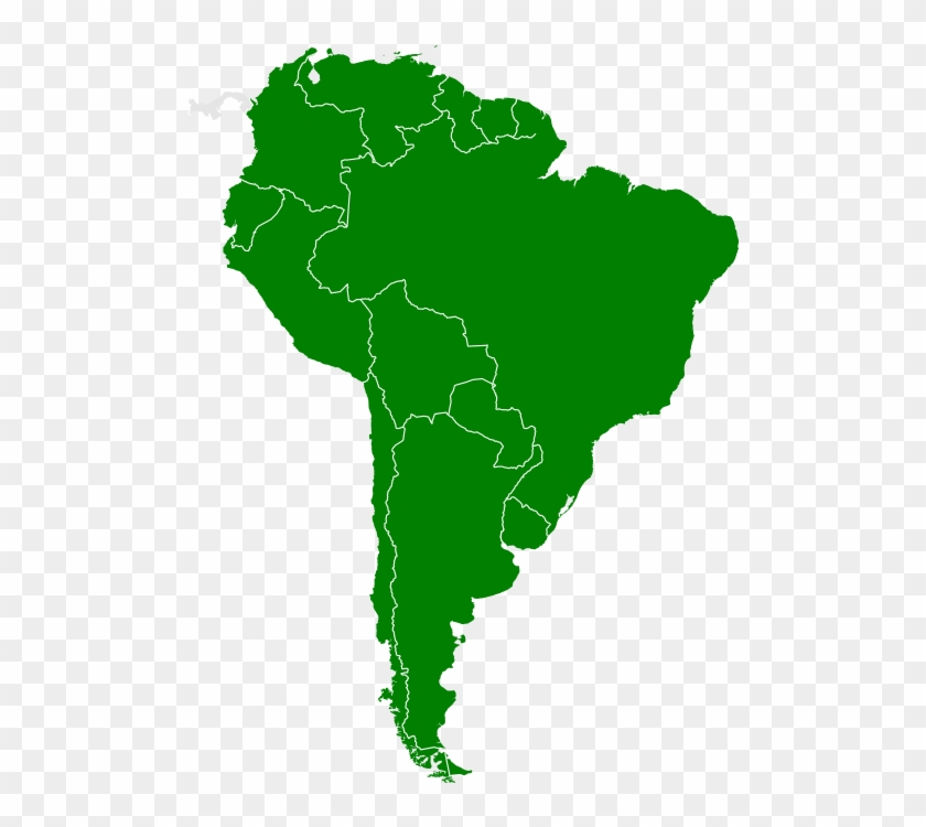 This Image Rendered As Png In Other Widths - South America Map Png #794065