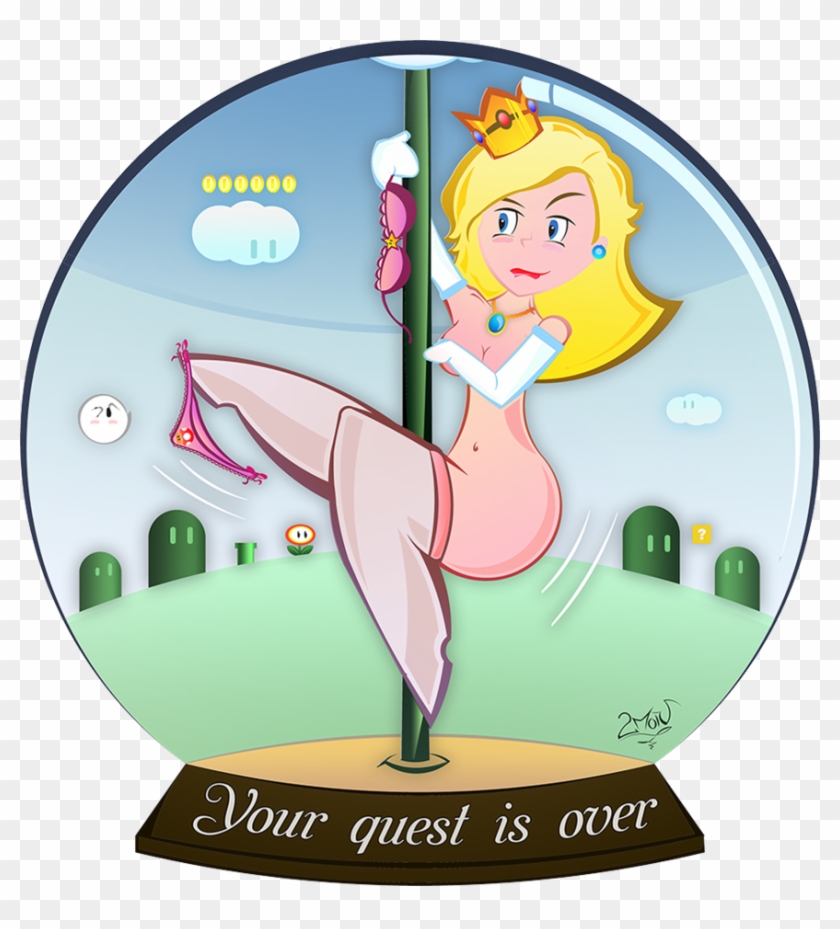 'thank You, Mario Your Quest Is Over - Cartoon #794165