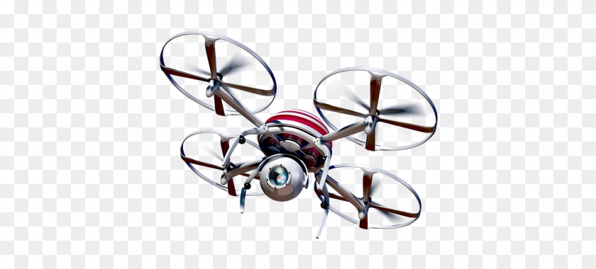 Quadrocopter, Camera, Drone, Fly - Drone Robot Png #794172