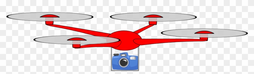 Simple Drone With Camera - Clip Art Drone #794186