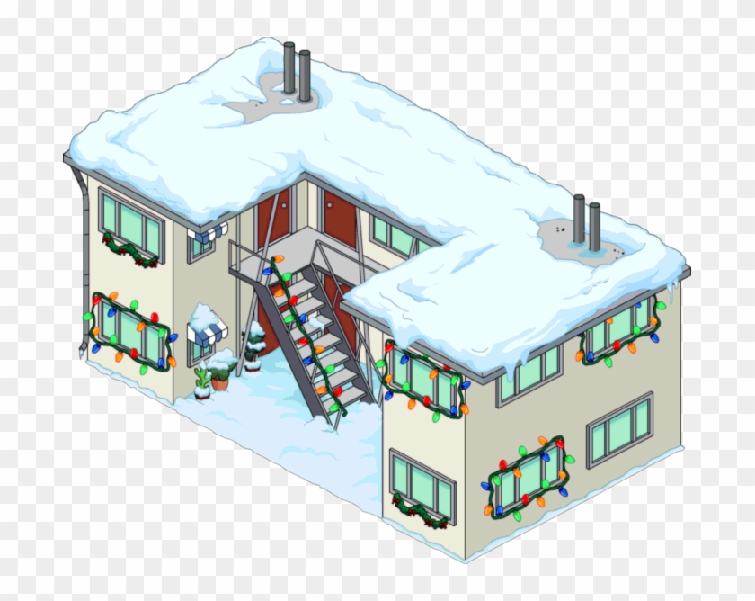 Christmas Krabappel Apartment Snow Menu - Simpsons Tapped Out House Christmas #794224