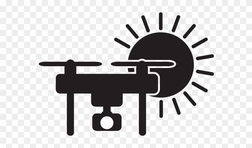 Drone Icon Design Free Sunny Weather Nice Lovely Clouds - Vector Graphics #794231