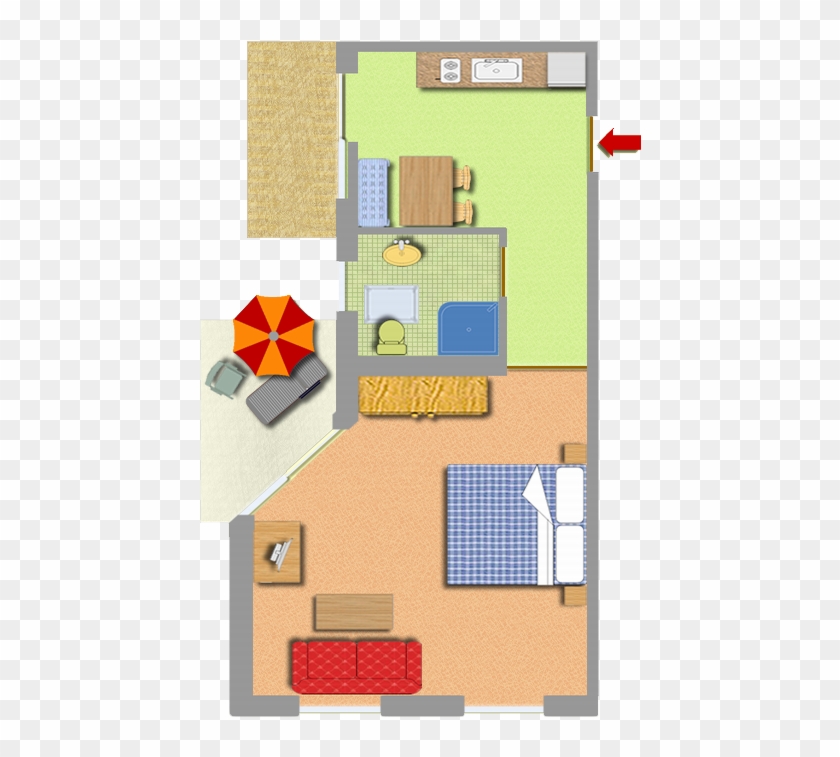Floor Plan Of The Apartment - Floor Plan #794353