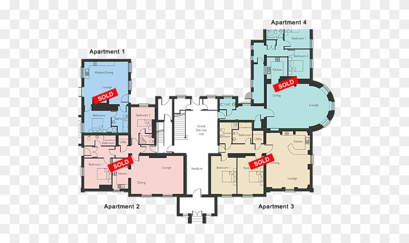 Raywell House Ground Floor Has 4 Luxury Apartments - Raywell House #794377