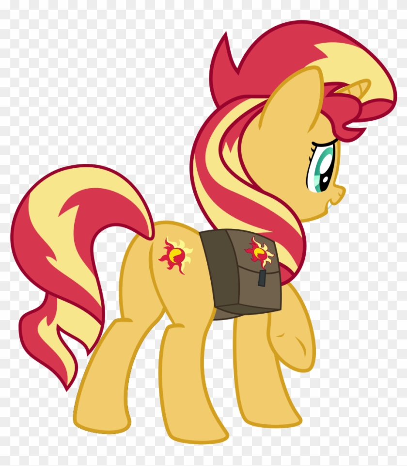 Pony Sunset Rear View By Keronianniroro - Cartoon #794567