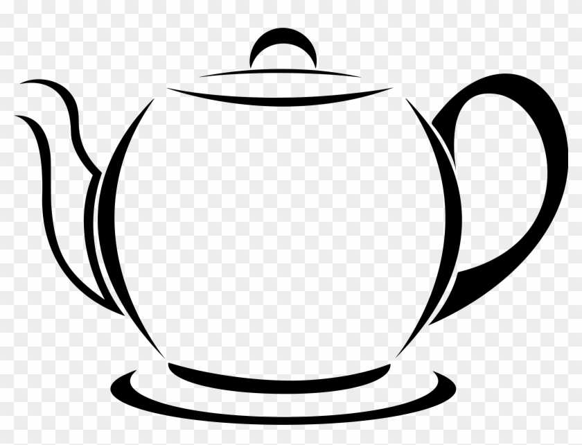 Teapot 2 Icons Png Free Png And Icons Downloads Rh - Teapot Clipart Black And White #794646