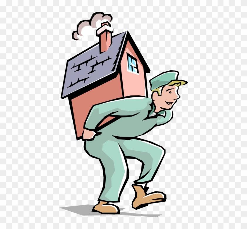 Vector Illustration Of Handyman Home Renovation Expert - Cartoon #794722