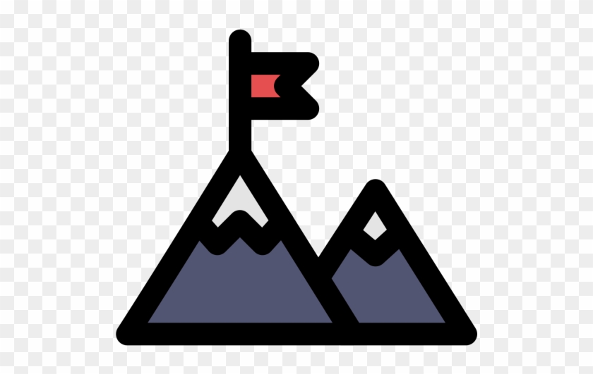 Mountain Icon - Climbing Mountain Icon Png #794743