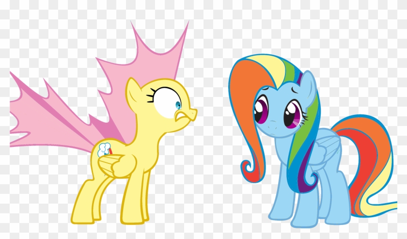 Rainbow Dash Fluttershy Pinkie Pie Spike Pony Mammal - My Little Pony Flutterdash #794844