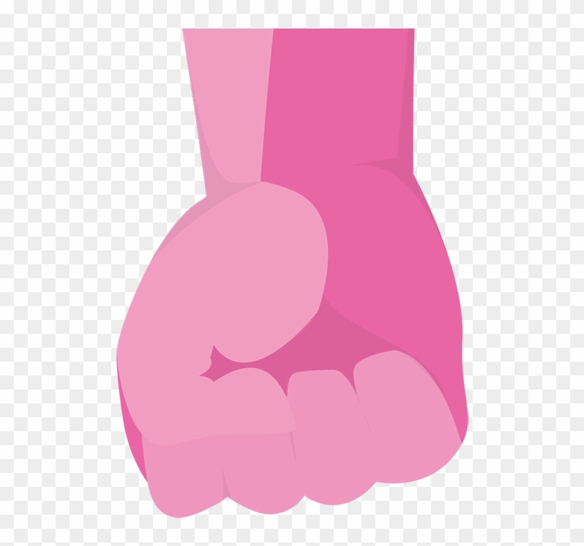 Voice In Film Can Be Shaped In Many Different Ways - Pink Fist No Background #794899
