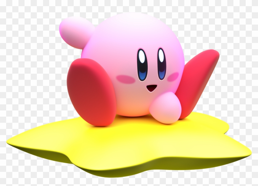Kirby Riding On A Warp Star - Kirby Air Ride Kirby #795020