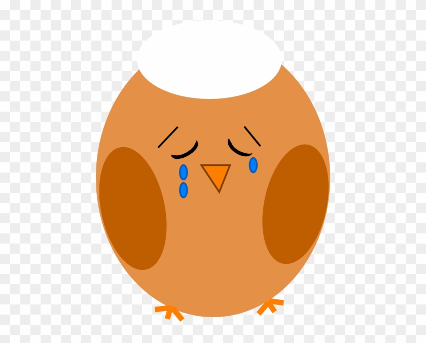 Sad Brown 2 Svg Clip Arts 462 X 596 Px - Owl #795068