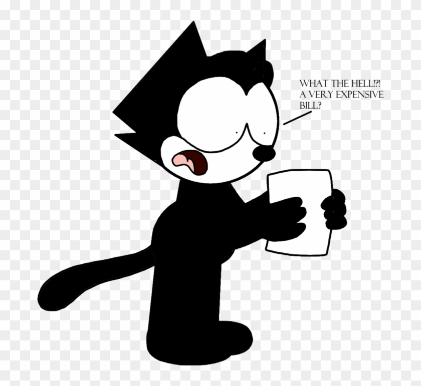 Felix With A Very Expensive Bill By Marcospower1996 - Cartoon #795077