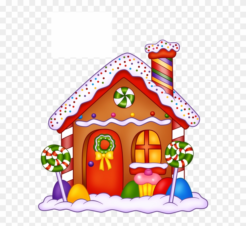 Clipart Of A Black And White Hansel And Gretel Gingerbread - Casa De Dulces Hansel Y Gretel #795261