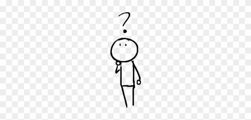 Lovely Clipart Confused Person A Teenager Ateenagersguide - Stick Man With Question #795291