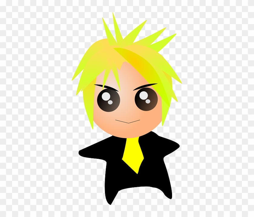 Blond, Punk, Teenager, Teen, Guy, Dude, Redhead - Menino Loiro Em Desenho #795321