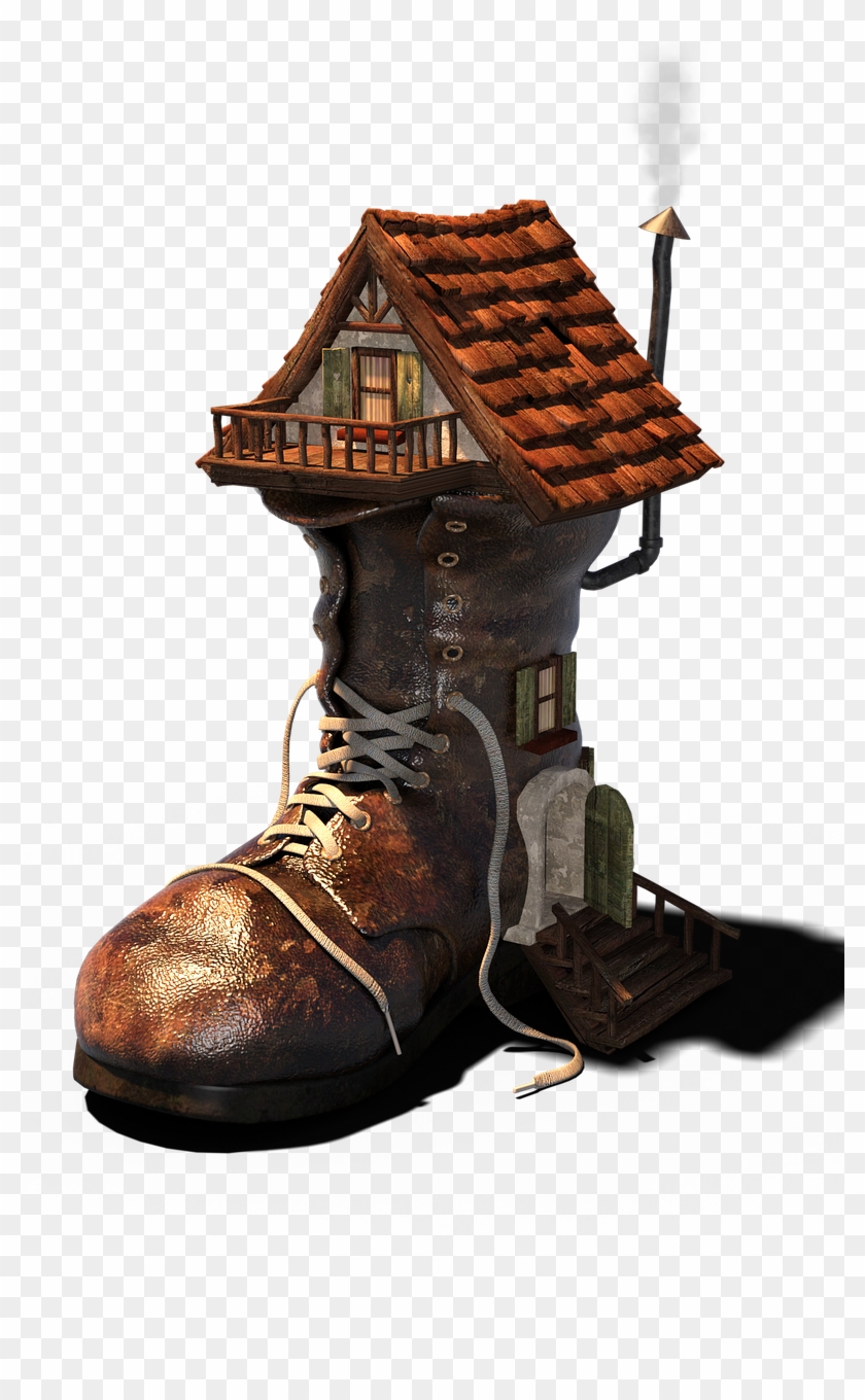 Boots Shoe Home Fantasy Png Image - Shoe Home Fantasy #795339