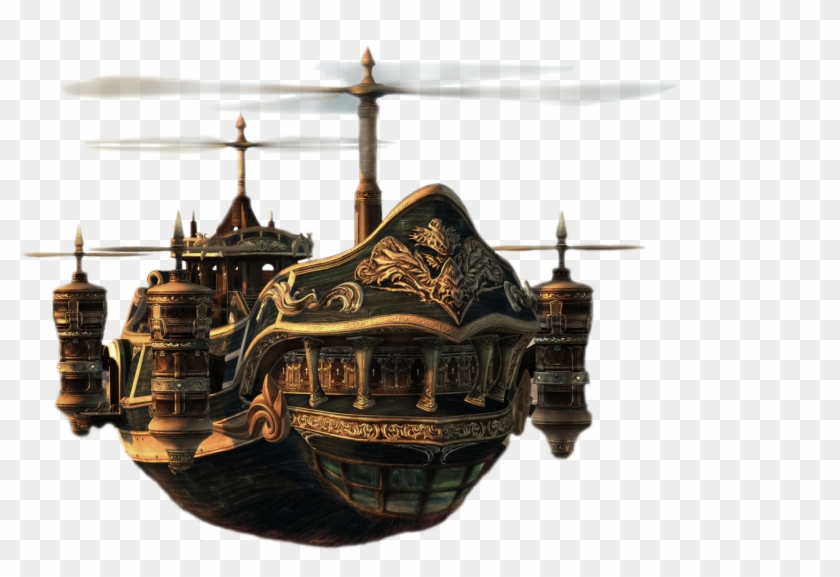 Final Fantasy Xiii 2 Final Fantasy Ix Final Fantasy - Steampunk Fantasy Airship #795342