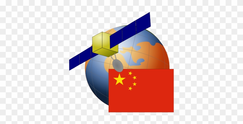 File - China-satellite - Svg - Scalable Vector Graphics #795415