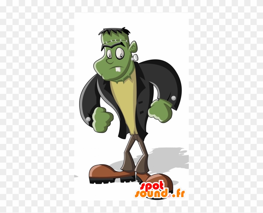 Mascota Del Monstruo De Frankenstein - Monster Halloween Vector #795476