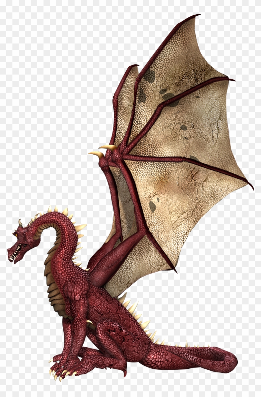 Dragon Wings Sitting Fantasy Png Image - Dragon #795530