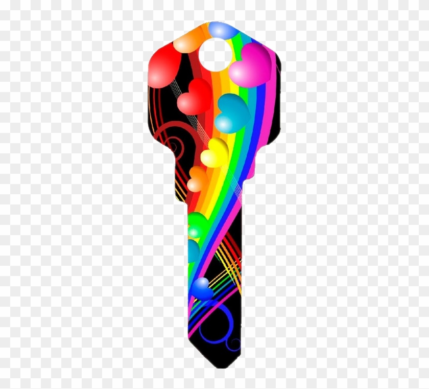 Image Result For Rainbow Colored Key - Rainbow Lock And Key #795623
