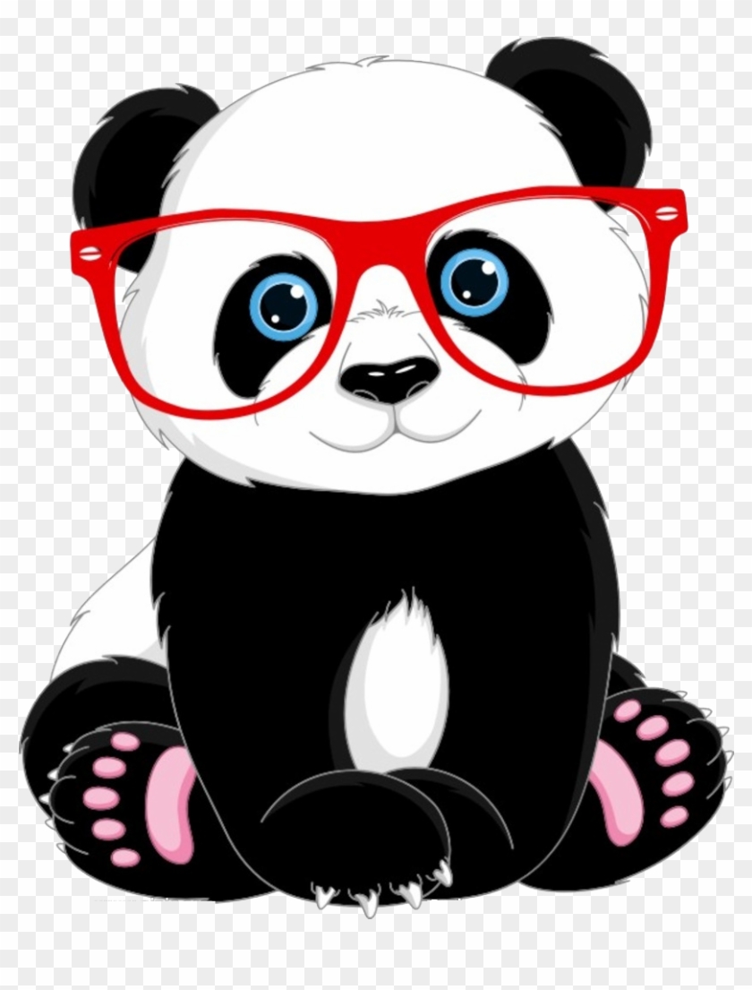 Giant Panda Cartoon Illustration Gambar Panda Animasi Lucu