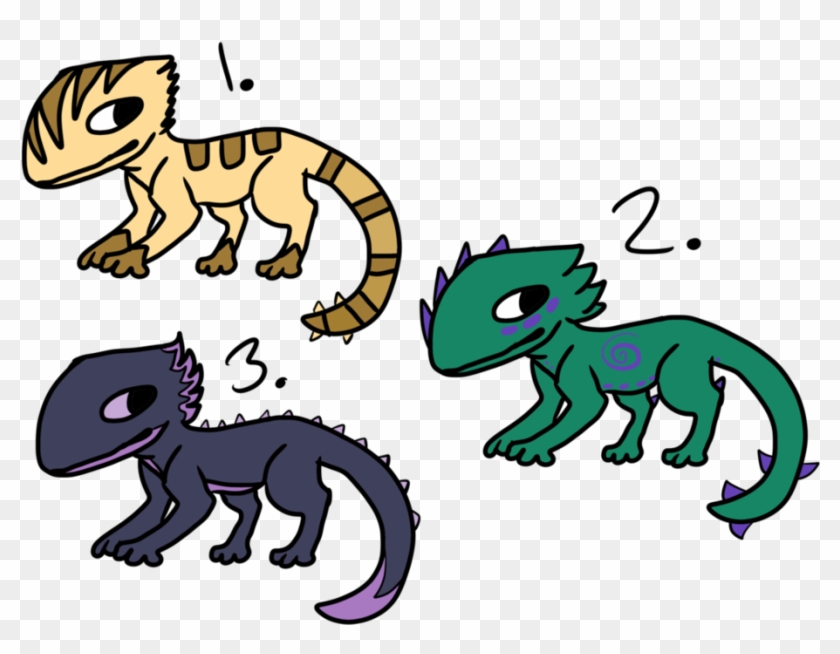 Cute Gecko Adopt Thingies By Internal-poison - Cartoon #795792