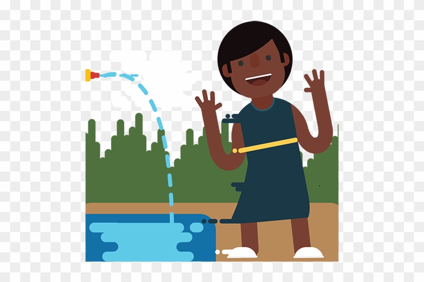 Slip And Slide - Cartoon #795810