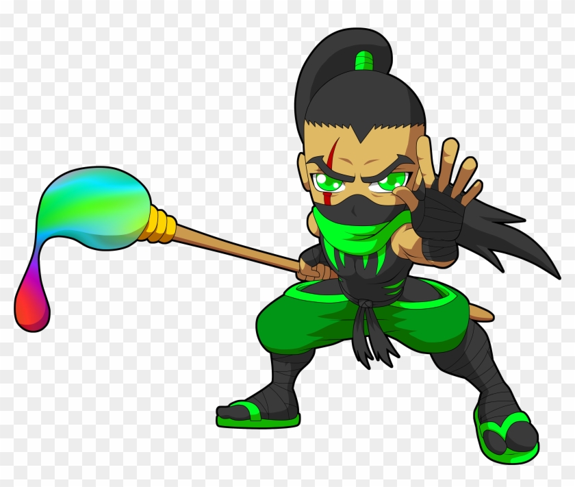 Brush Warrior - Gecko - Geck And The Squid Sisters #795876