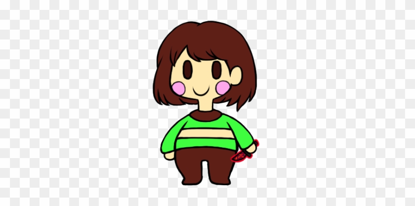 Thought Clipart Transparent Background - Undertale Chara With Knife #795906