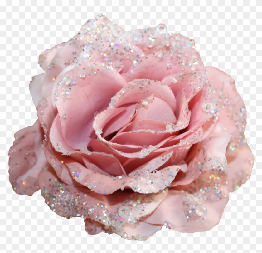 Free Transparent Glitter Png - Glitter Pink Rose Png #795979